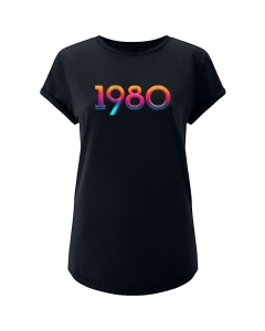 HARMS '1980' Waisted Fit Roll Sleeve Shirt